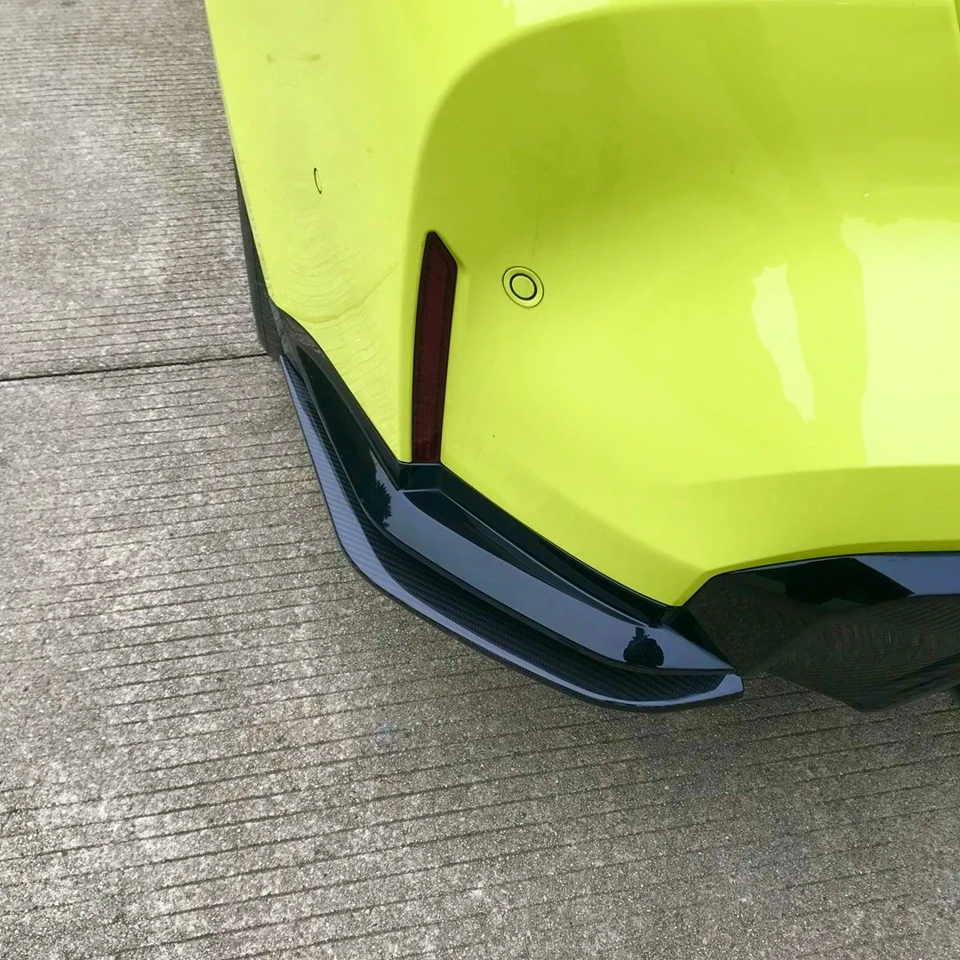 BMW M3 M4 G80/G81/G82/G83 PRE - PREG CARBON FIBER REAR SPATS (2021+) - AutoTailor