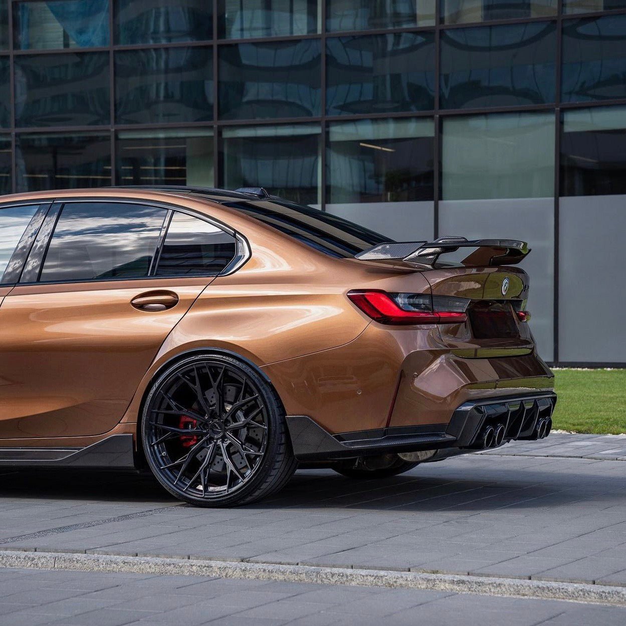 BMW M3 M4 G80/G81/G82/G83 PRE - PREG CARBON FIBER REAR WING (2021+) - AutoTailor