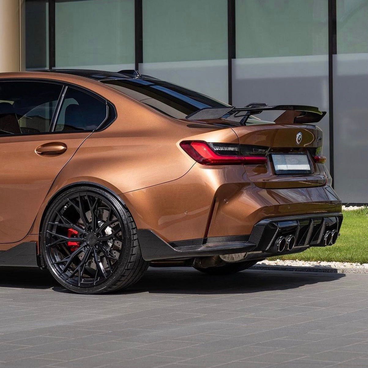 BMW M3 M4 G80/G81/G82/G83 PRE - PREG CARBON FIBER REAR WING (2021+) - AutoTailor
