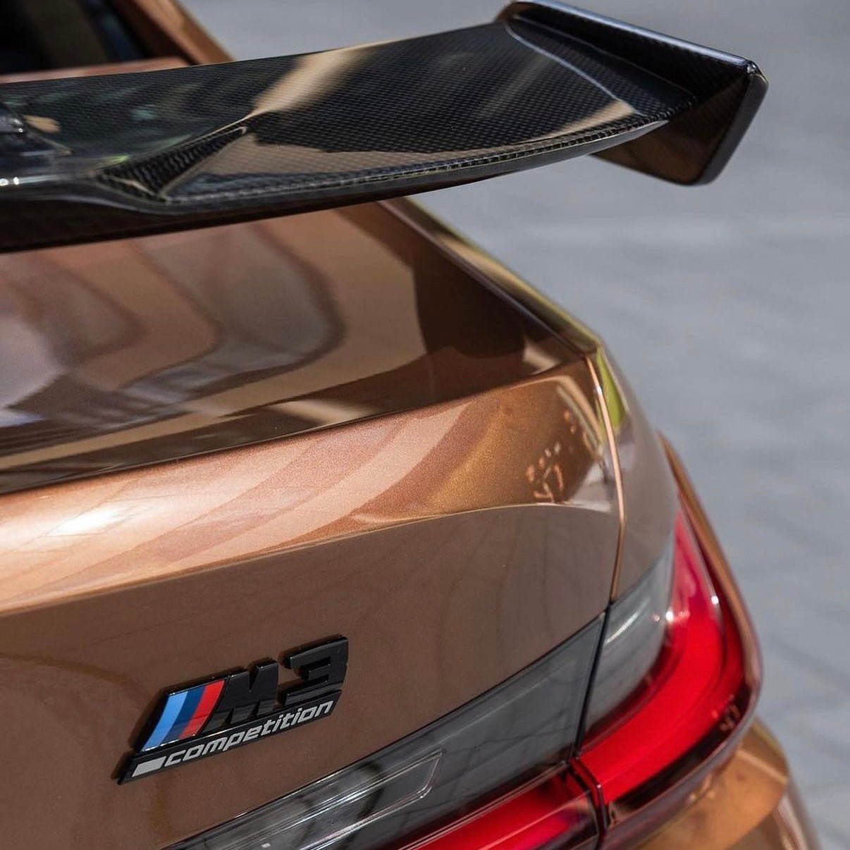 BMW M3 M4 G80/G81/G82/G83 PRE - PREG CARBON FIBER REAR WING (2021+) - AutoTailor