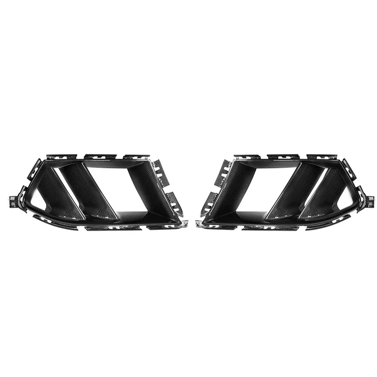 BMW M3 M4 G80/G81/G82/G83 PRE - PREG CARBON FIBER TWIN FIN FRONT DUCTS (2021+) - AutoTailor