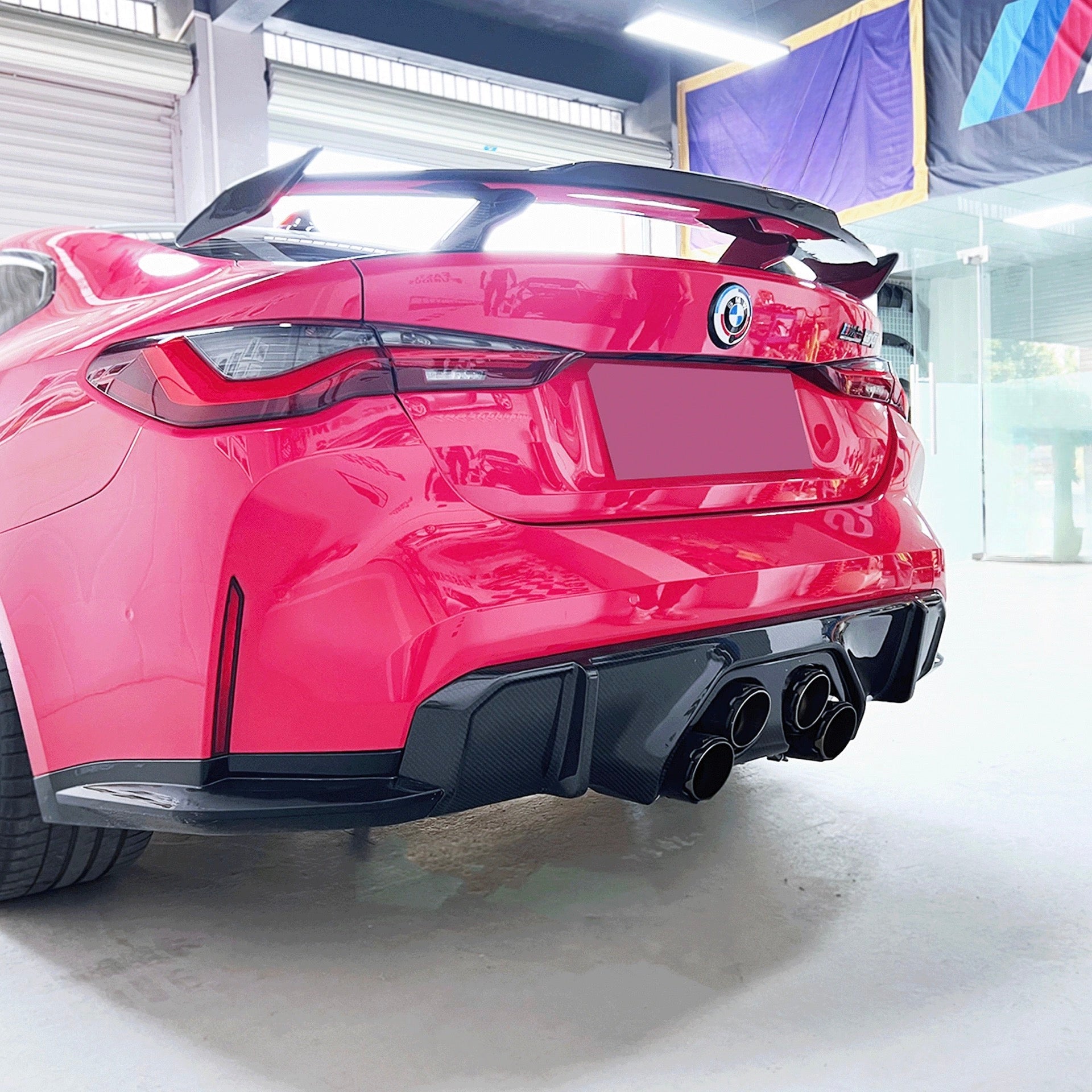 BMW M3 M4 G80/G82/G83 PRE - PREG CARBON FIBER MP REAR DIFFUSER (2021+) - AutoTailor