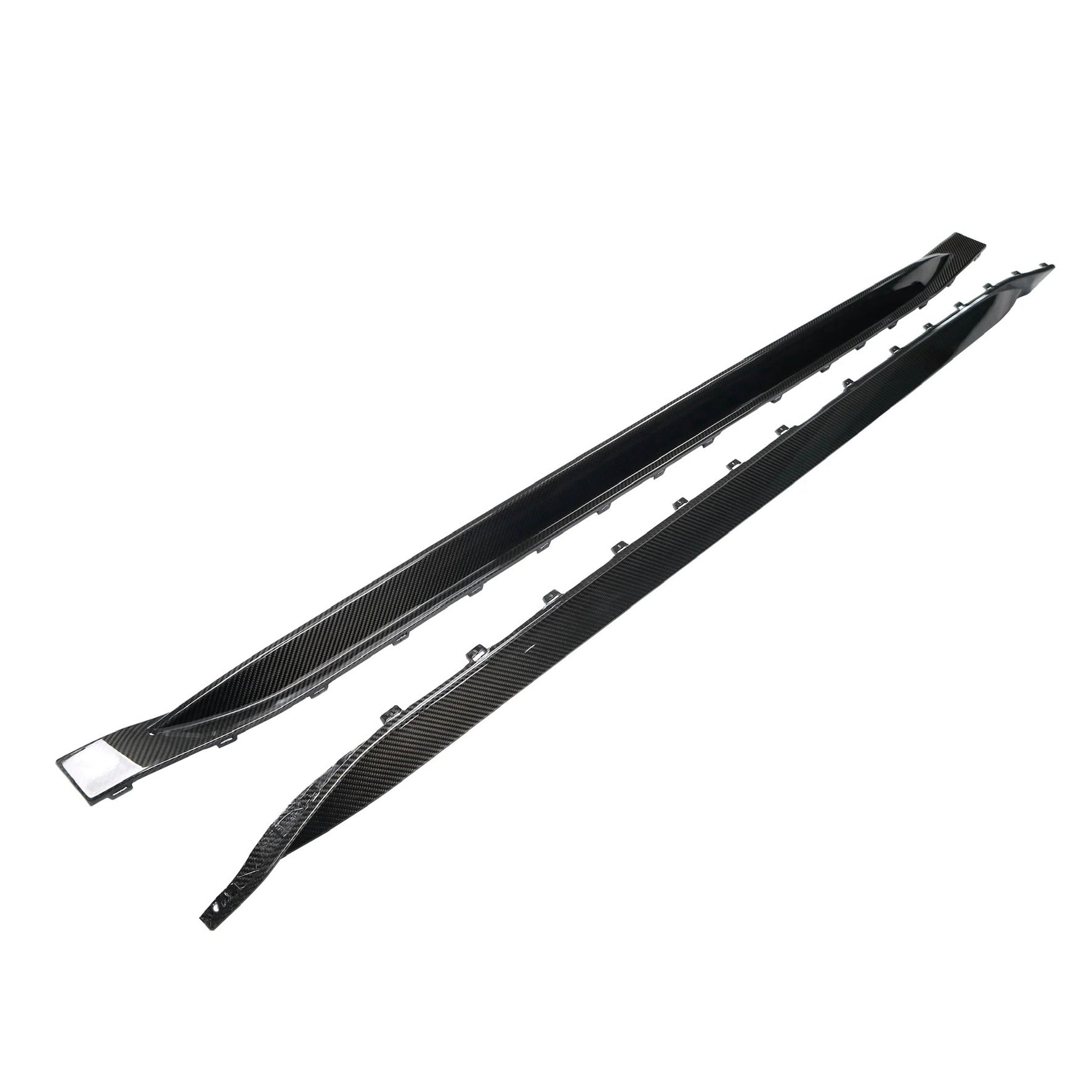 BMW M3 M4 G80/G82/G83 PRE - PREG CARBON FIBER OEM SIDE SKIRTS (2021+) - AutoTailor