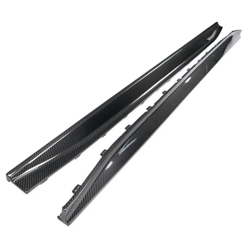 BMW M3 M4 G80/G82/G83 PRE - PREG CARBON FIBER SIDE SKIRTS (2021+) - AutoTailor