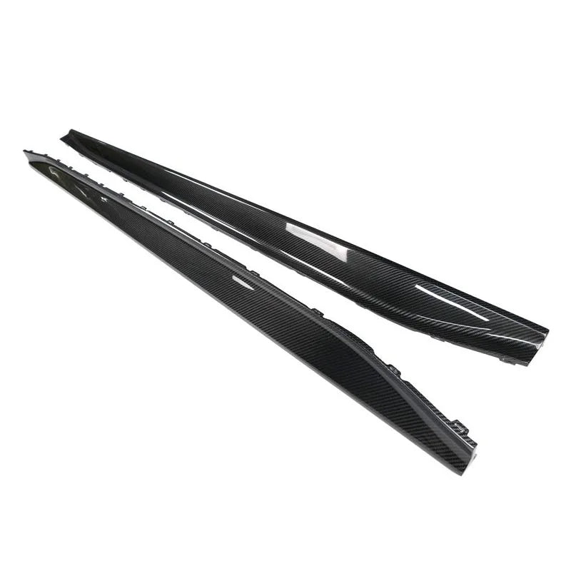 BMW M3 M4 G80/G82/G83 PRE - PREG CARBON FIBER SIDE SKIRTS (2021+) - AutoTailor
