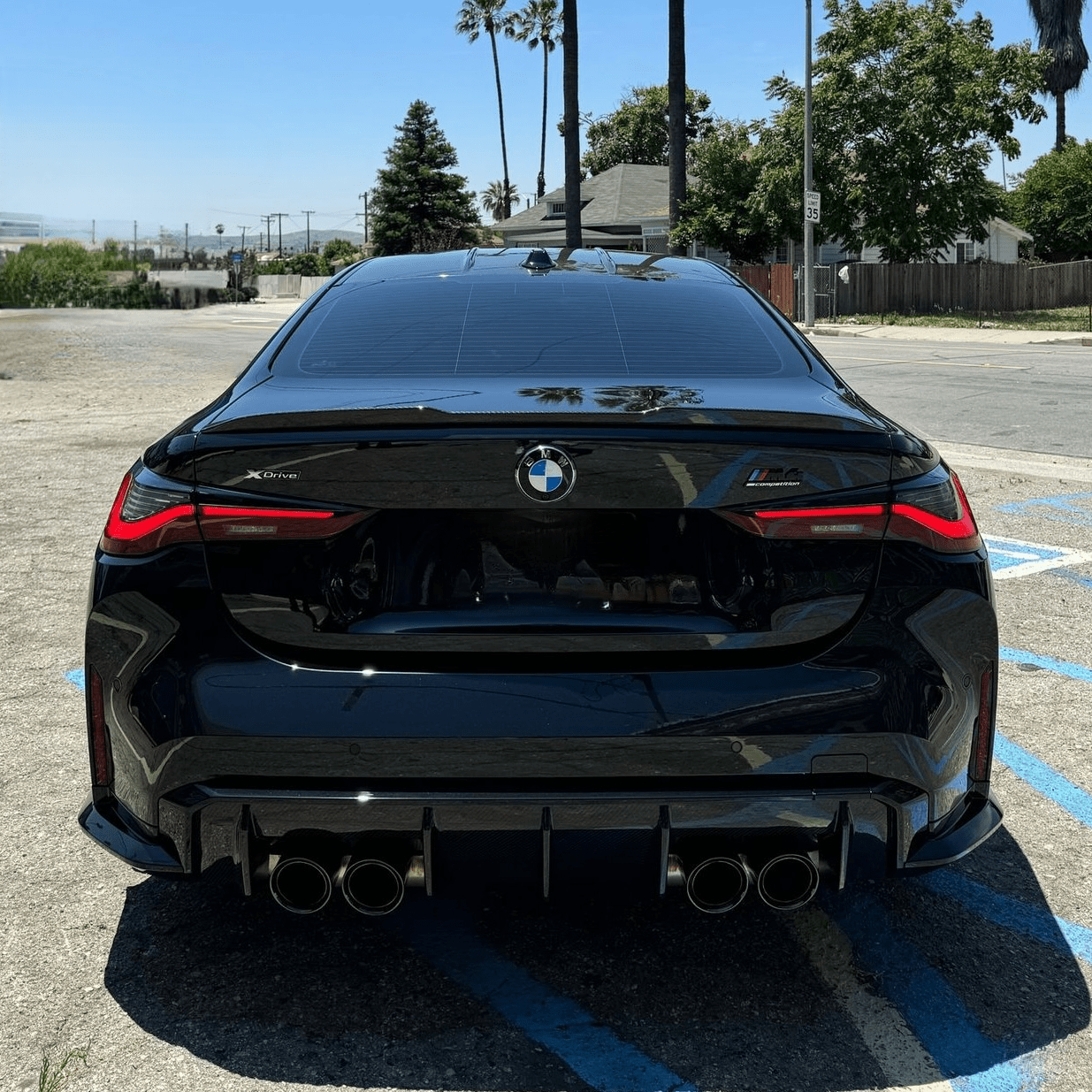 BMW M4 G82 / 4 SERIES G22 PRE - PREG CARBON FIBER OEM SPOILER LIP (2020+) - AutoTailor
