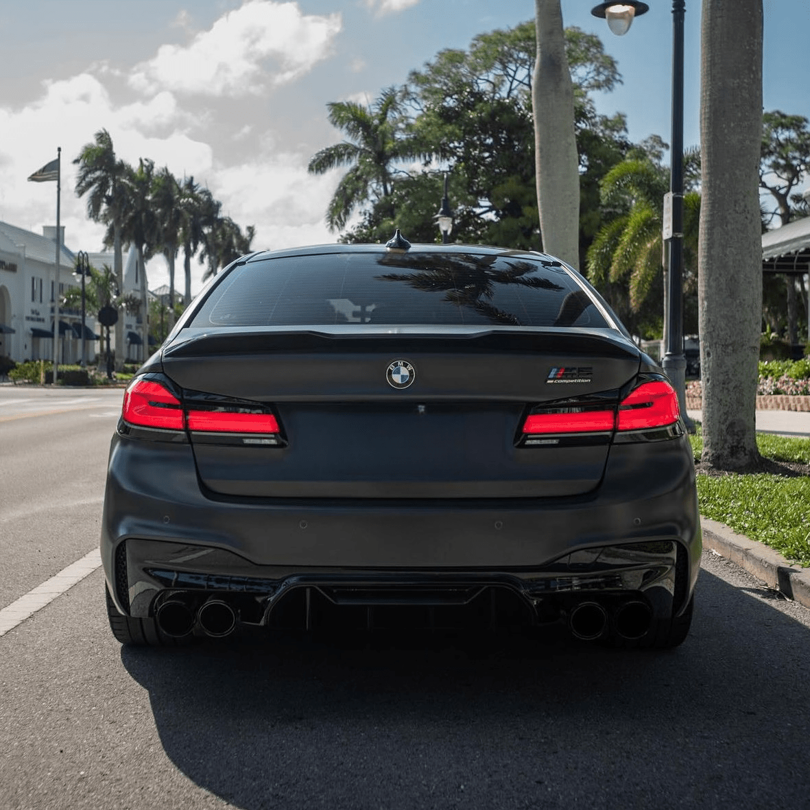 BMW M5 5 SERIES F90/G30 PRE - PREG CARBON FIBER SPOILER LIP (2017 - 2023) - AutoTailor