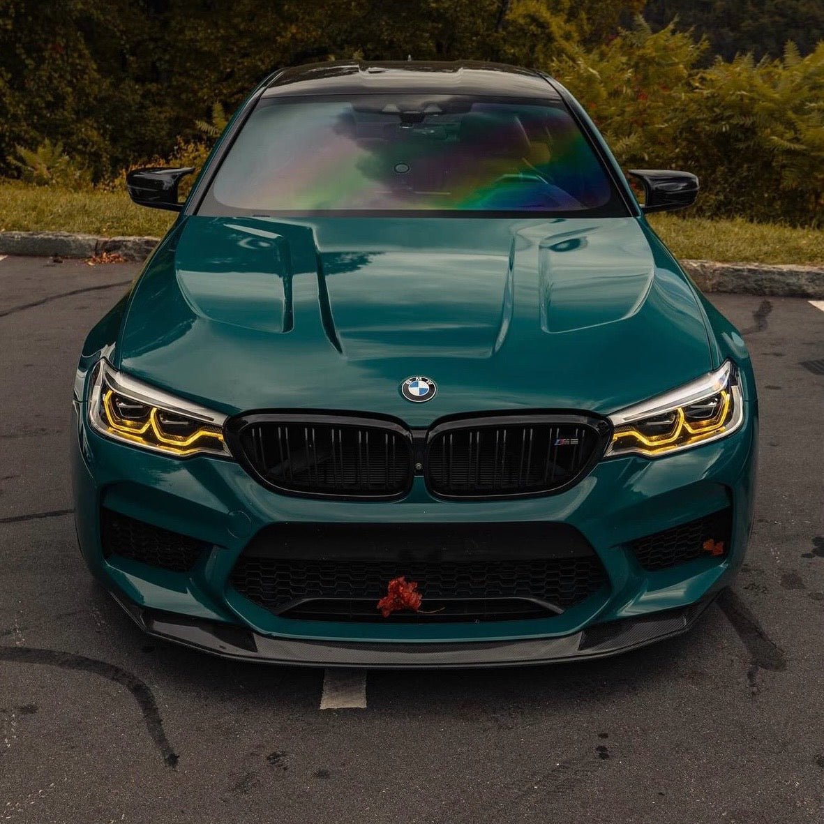 BMW M5 F90 CARBON FIBER FRONT SPLITTER (2017 - 2020) - AutoTailor