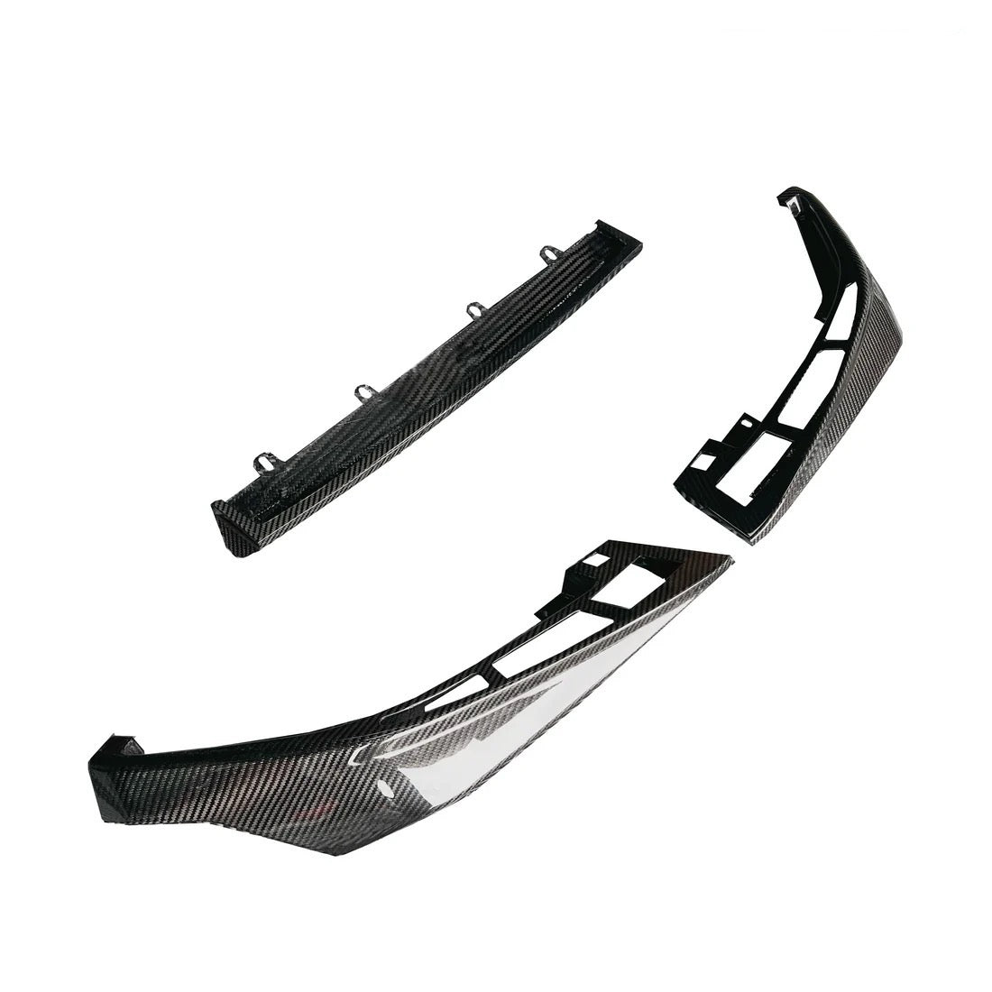 BMW M5 F90 LCI PRE - PREG CARBON FIBER MP FRONT SPLITTER (2020 - 2023) - AutoTailor