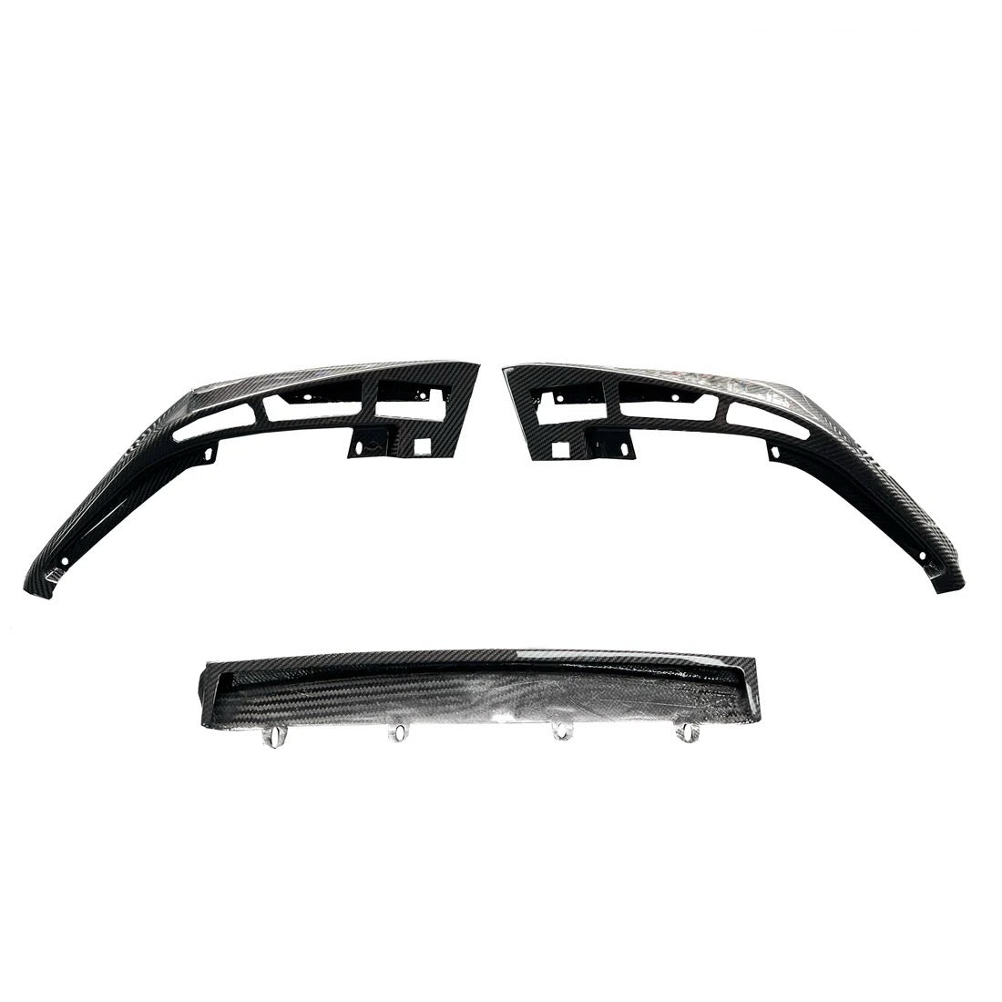BMW M5 F90 LCI PRE - PREG CARBON FIBER MP FRONT SPLITTER (2020 - 2023) - AutoTailor
