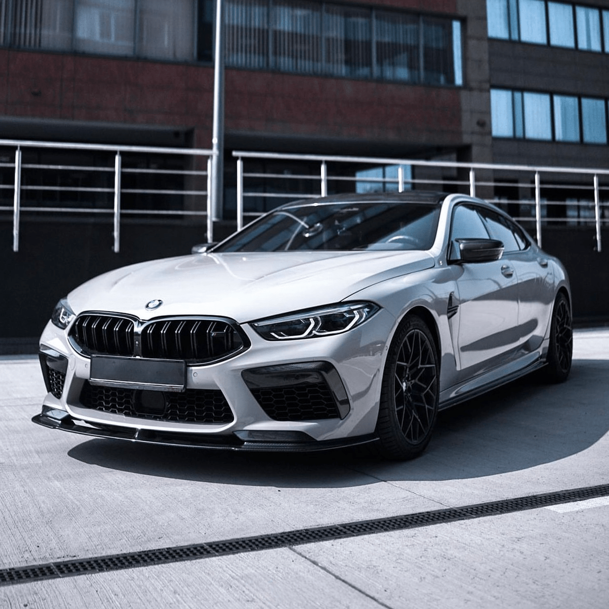 BMW M8 F91/F92/F93 PRE - PREG CARBON FIBER FRONT SPLITTER (2018+) - AutoTailor