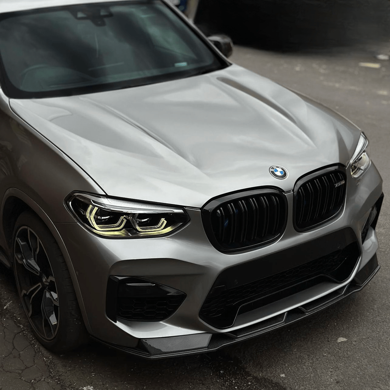 BMW X3M X4M F97/F98 CARBON FIBER FRONT SPLITTER (2018 - 2021) - AutoTailor