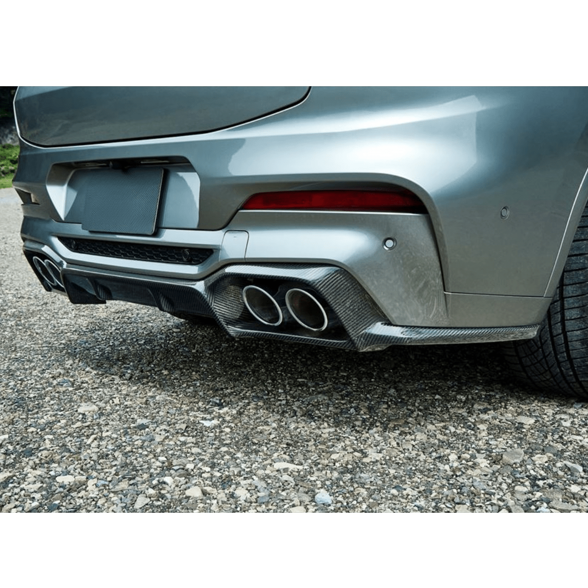 BMW X4M F98 CARBON FIBER REAR DIFFUSER (2018 - 2021) - AutoTailor