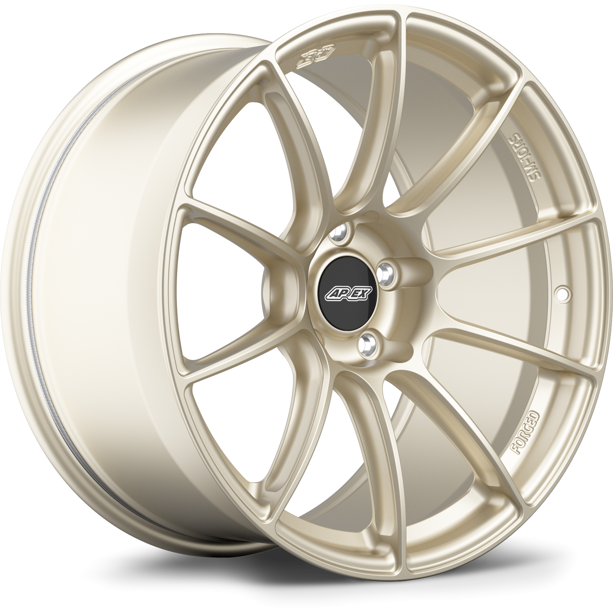Apex SM-10RS Forged Alloy Wheel 19x9.5 ET25 5x112 Motorsport Gold 66.6mm CB